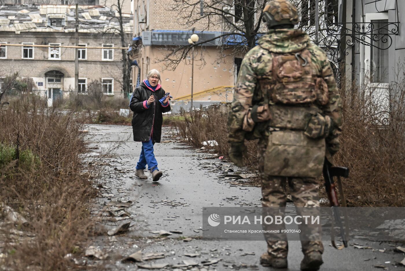 Освобожденный российскими войсками Красноармейск