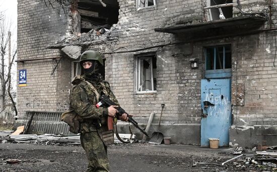 Освобожденный российскими войсками Красноармейск