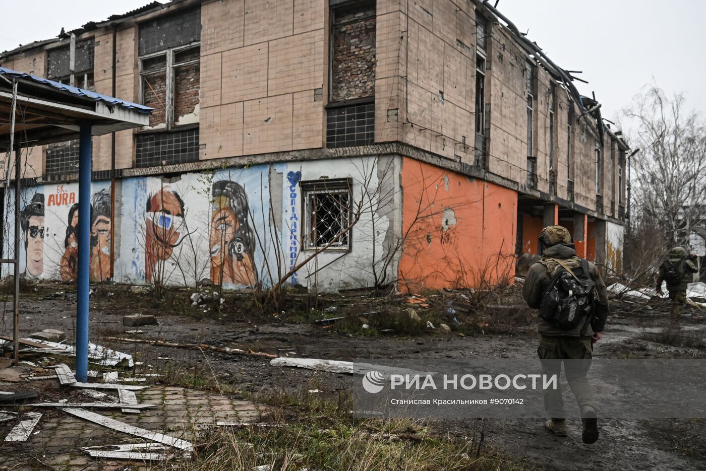 Освобожденный российскими войсками Красноармейск