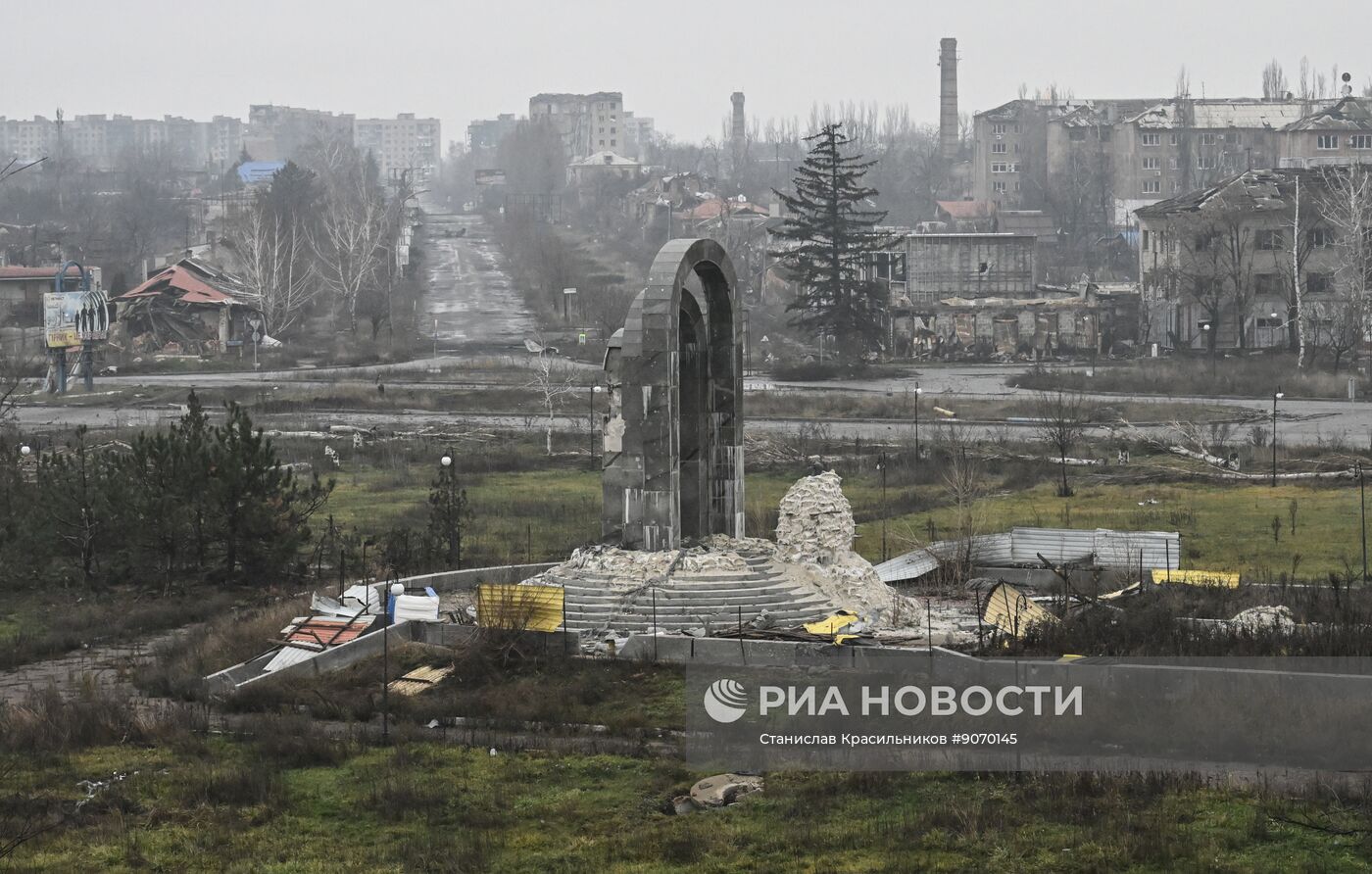 Освобожденный российскими войсками Красноармейск