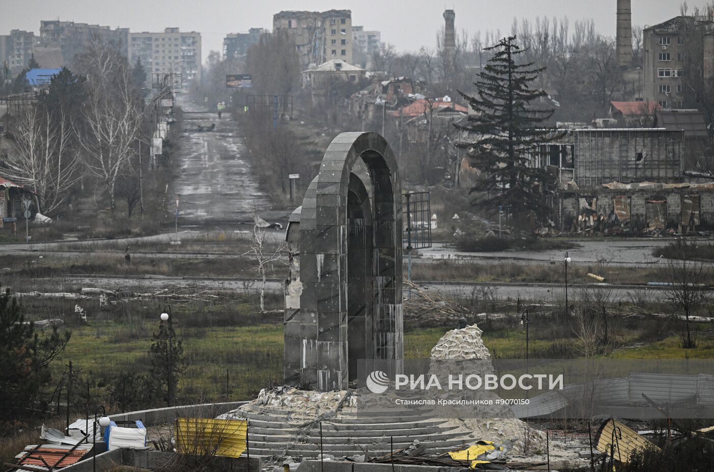 Освобожденный российскими войсками Красноармейск