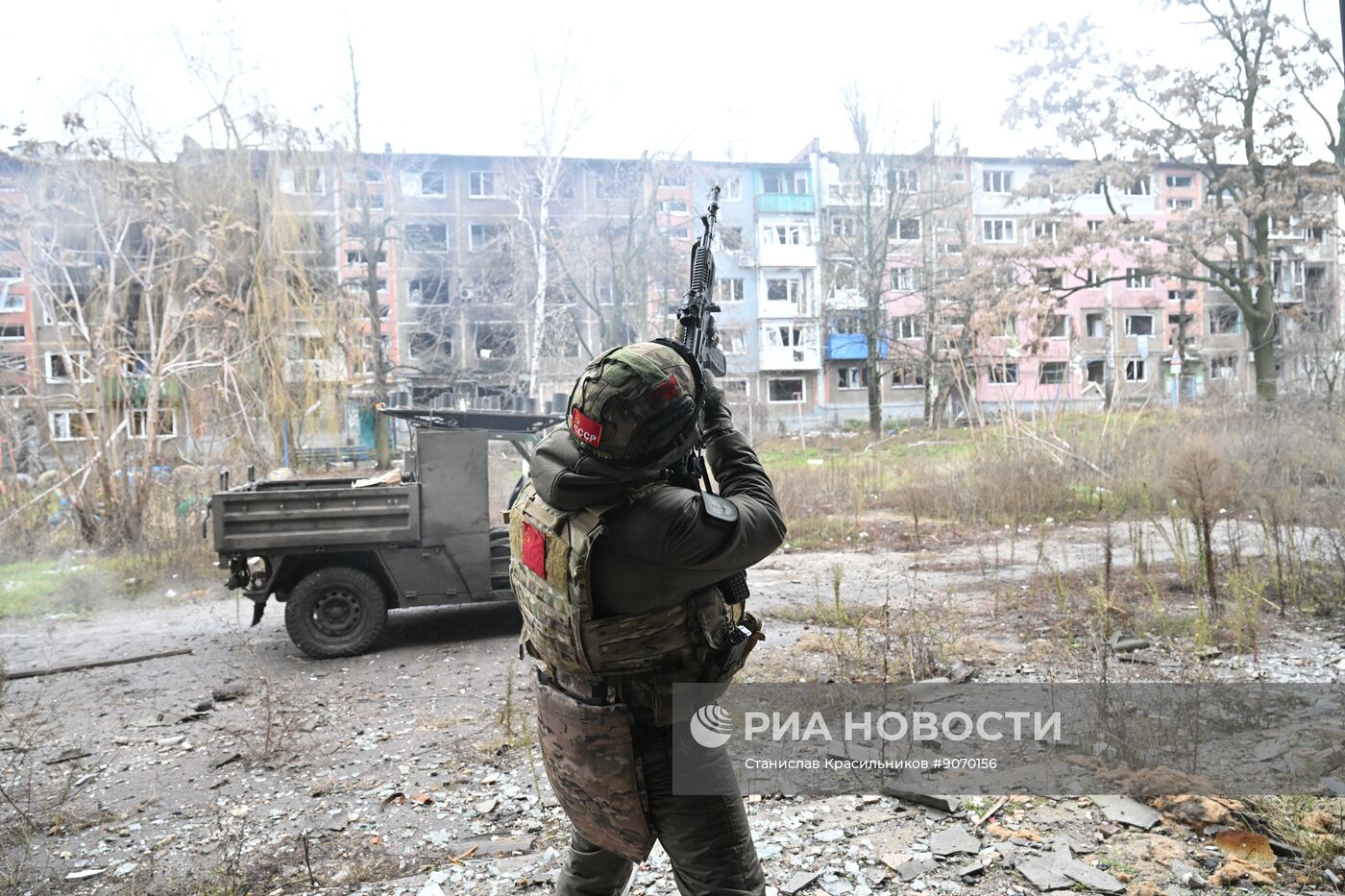 Освобожденный российскими войсками Красноармейск