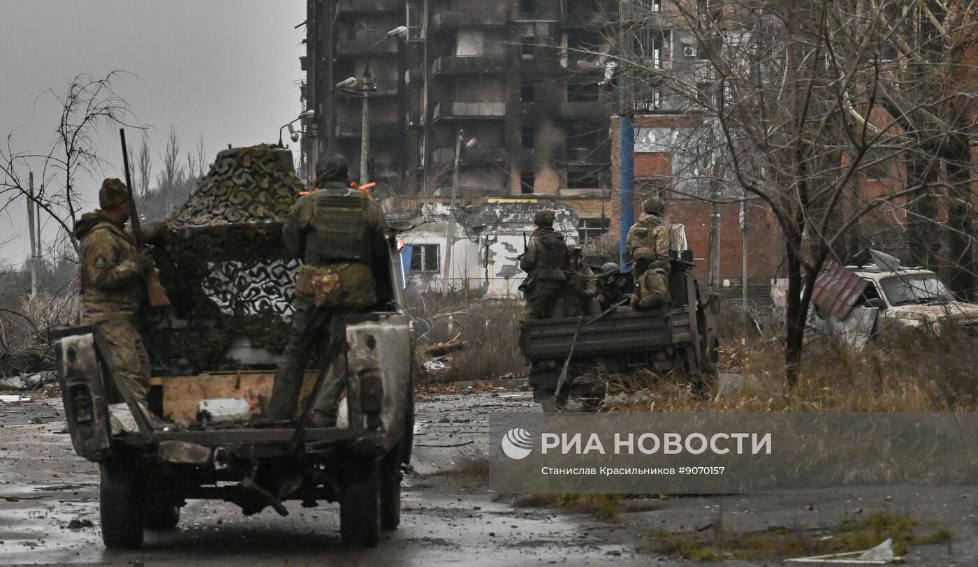 Освобожденный российскими войсками Красноармейск