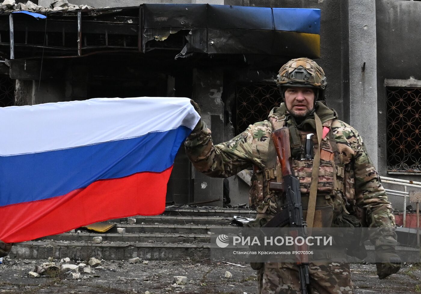 Освобожденный российскими войсками Красноармейск