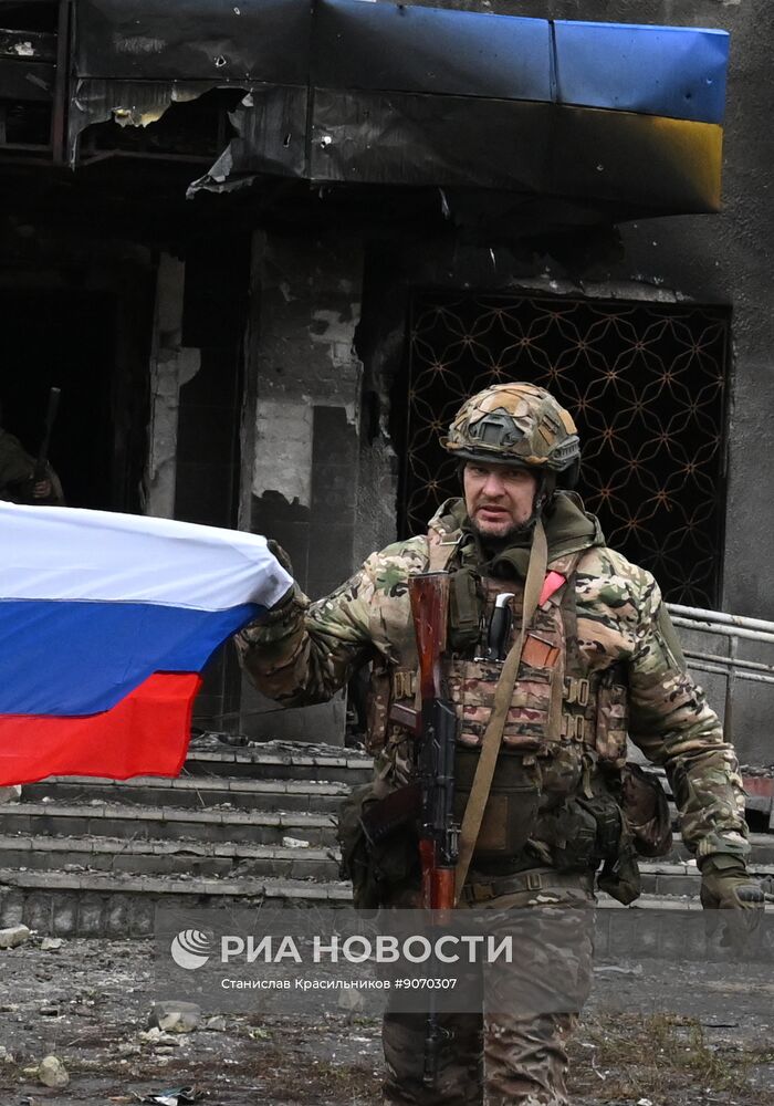 Освобожденный российскими войсками Красноармейск