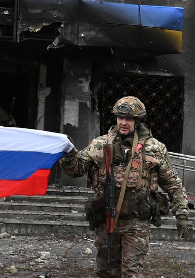 Освобожденный российскими войсками Красноармейск