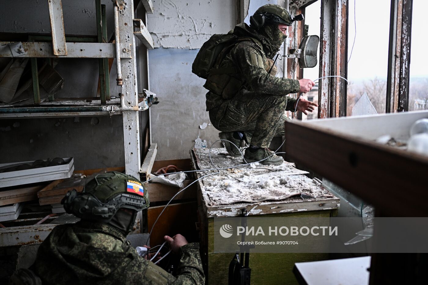 Работа связистов 25-й армии на Краснолиманском направлении СВО