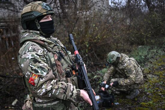 Работа связистов 25-й армии на Краснолиманском направлении СВО