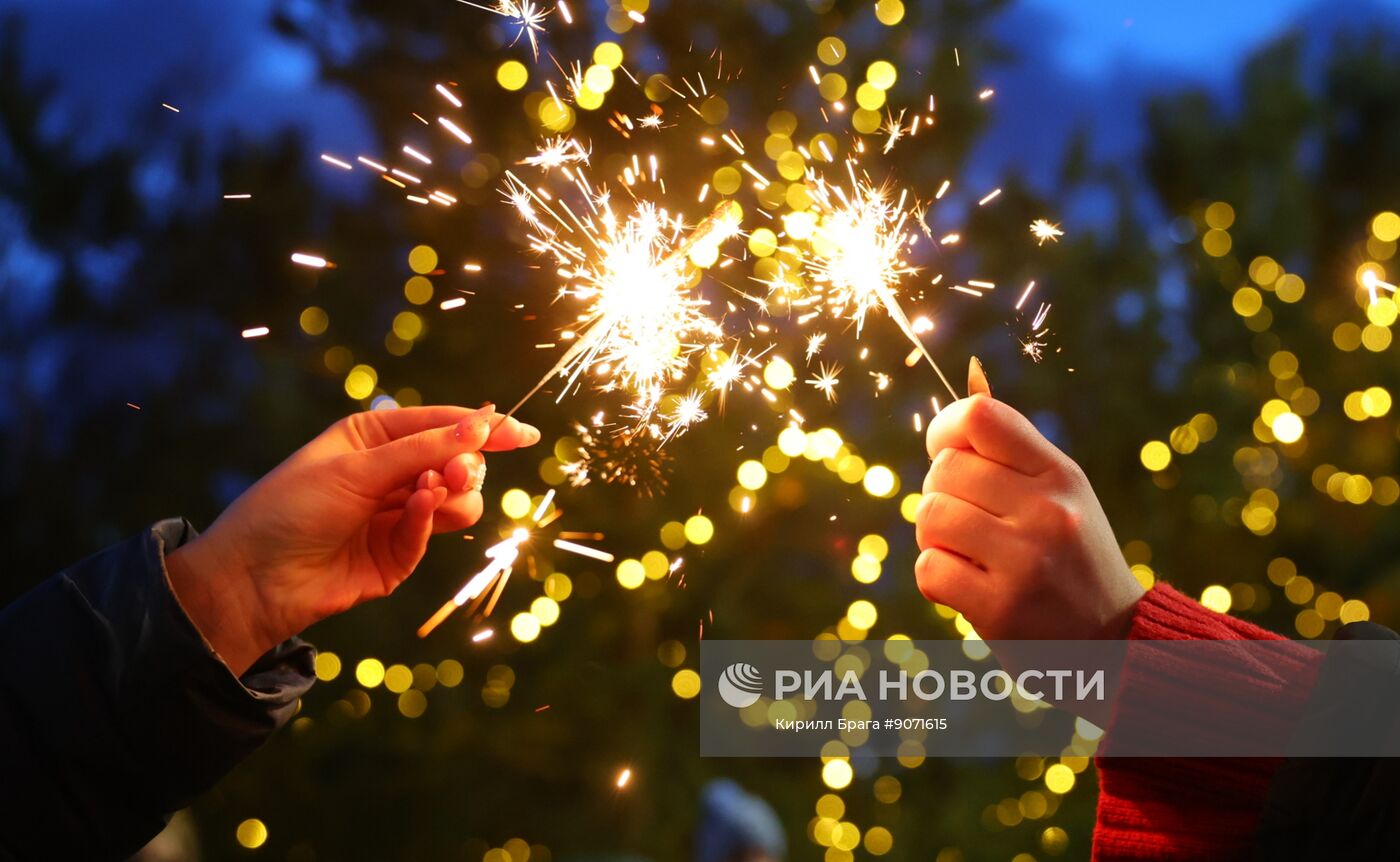 Фестиваль бенгальских огней в Волгограде