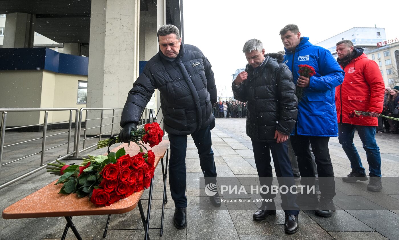 Акция в Москве в День памяти журналистов, погибших при исполнении профессиональных обязанностей