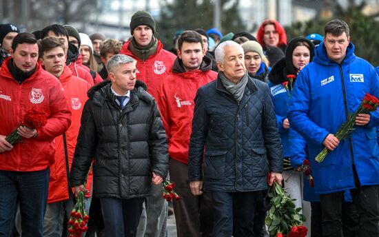 Акция в Москве в День памяти журналистов, погибших при исполнении профессиональных обязанностей
