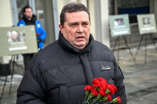 Акция в Москве в День памяти журналистов, погибших при исполнении профессиональных обязанностей