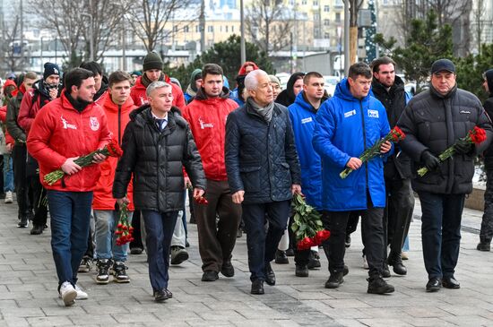 Акция в Москве в День памяти журналистов, погибших при исполнении профессиональных обязанностей