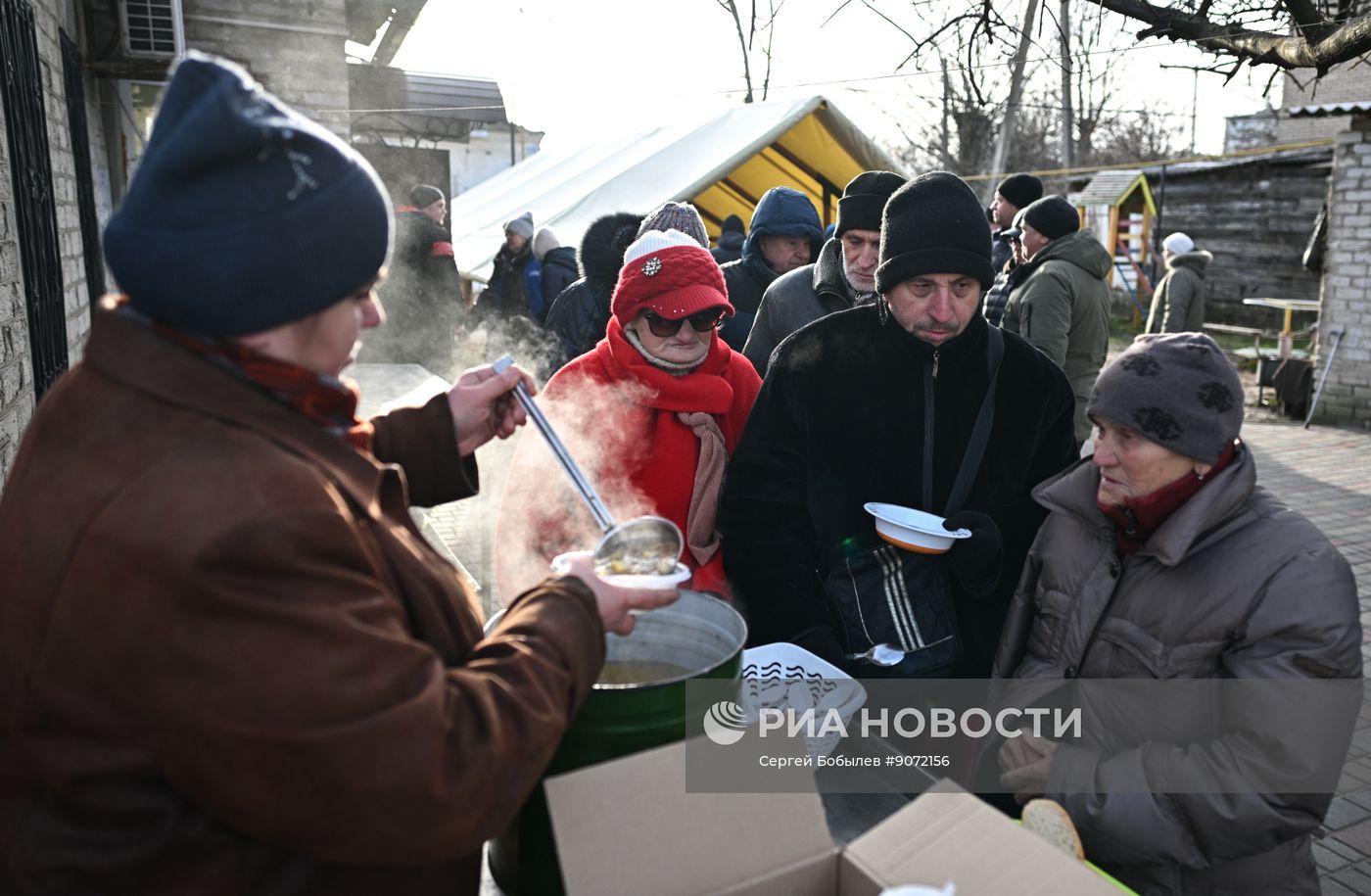 Центр гуманитарной помощи в Лисичанске