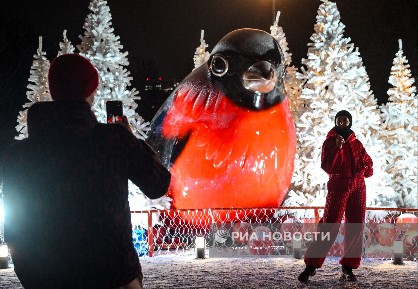 Предновогоднее украшение Москвы