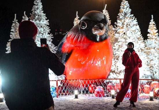 Предновогоднее украшение Москвы 