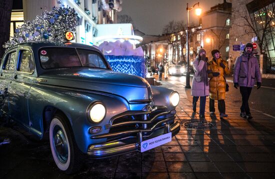 Предновогоднее украшение Москвы 