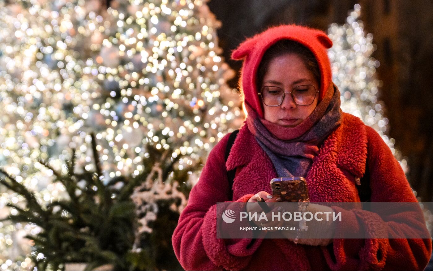 Предновогоднее украшение Москвы 