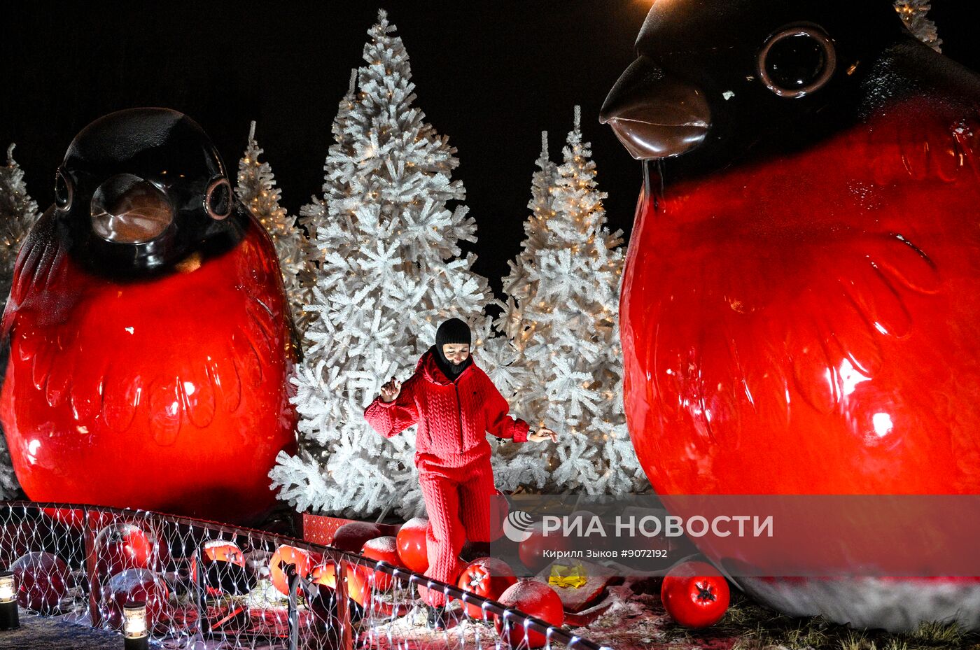 Предновогоднее украшение Москвы