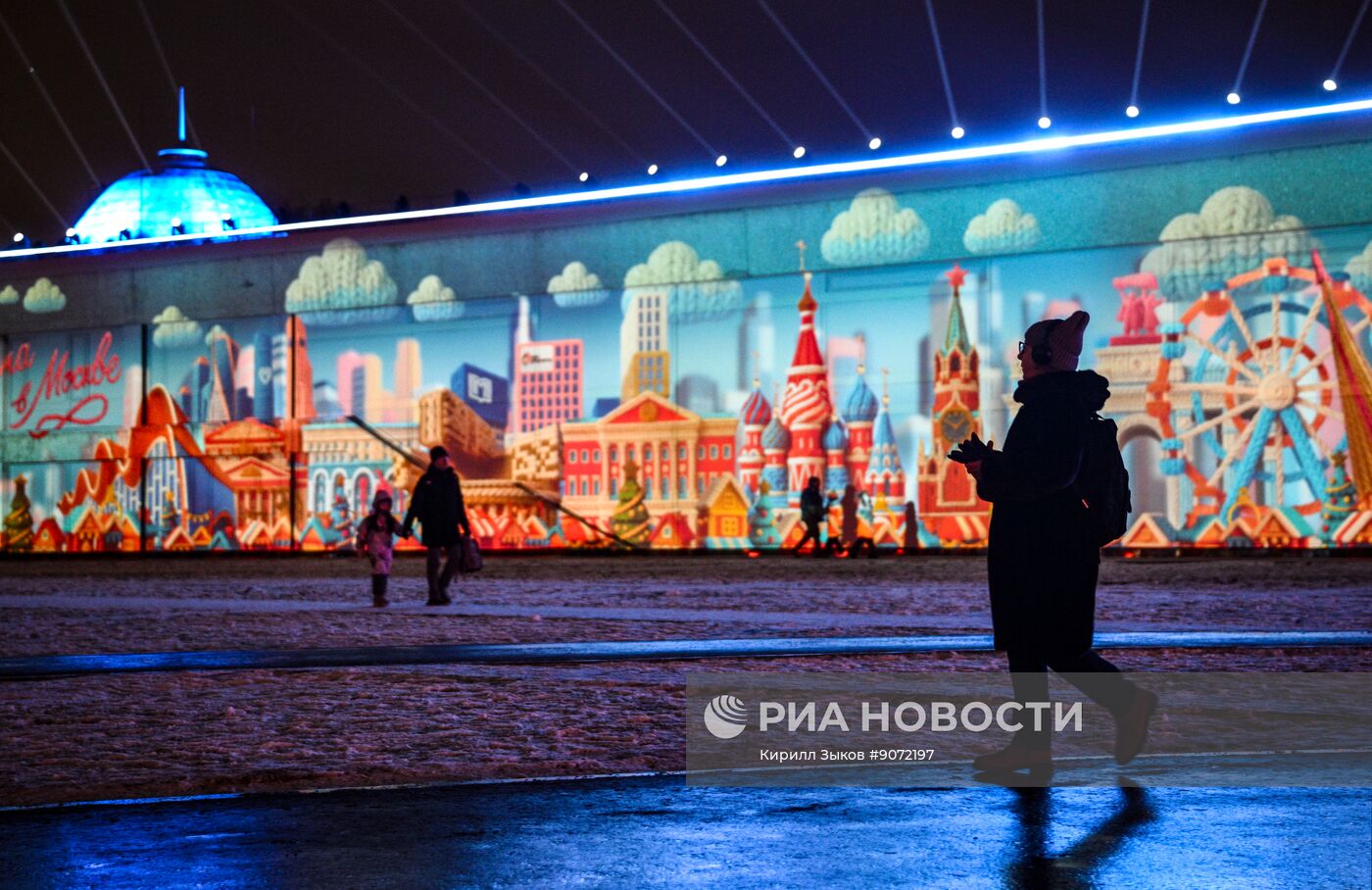 Предновогоднее украшение Москвы 