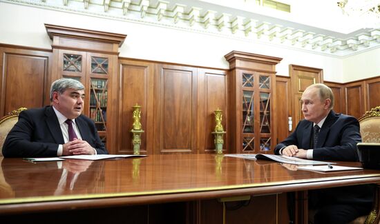 Президент Владимир Путин встретился с главой Кабардино-Балкарии Казбеком Коковым