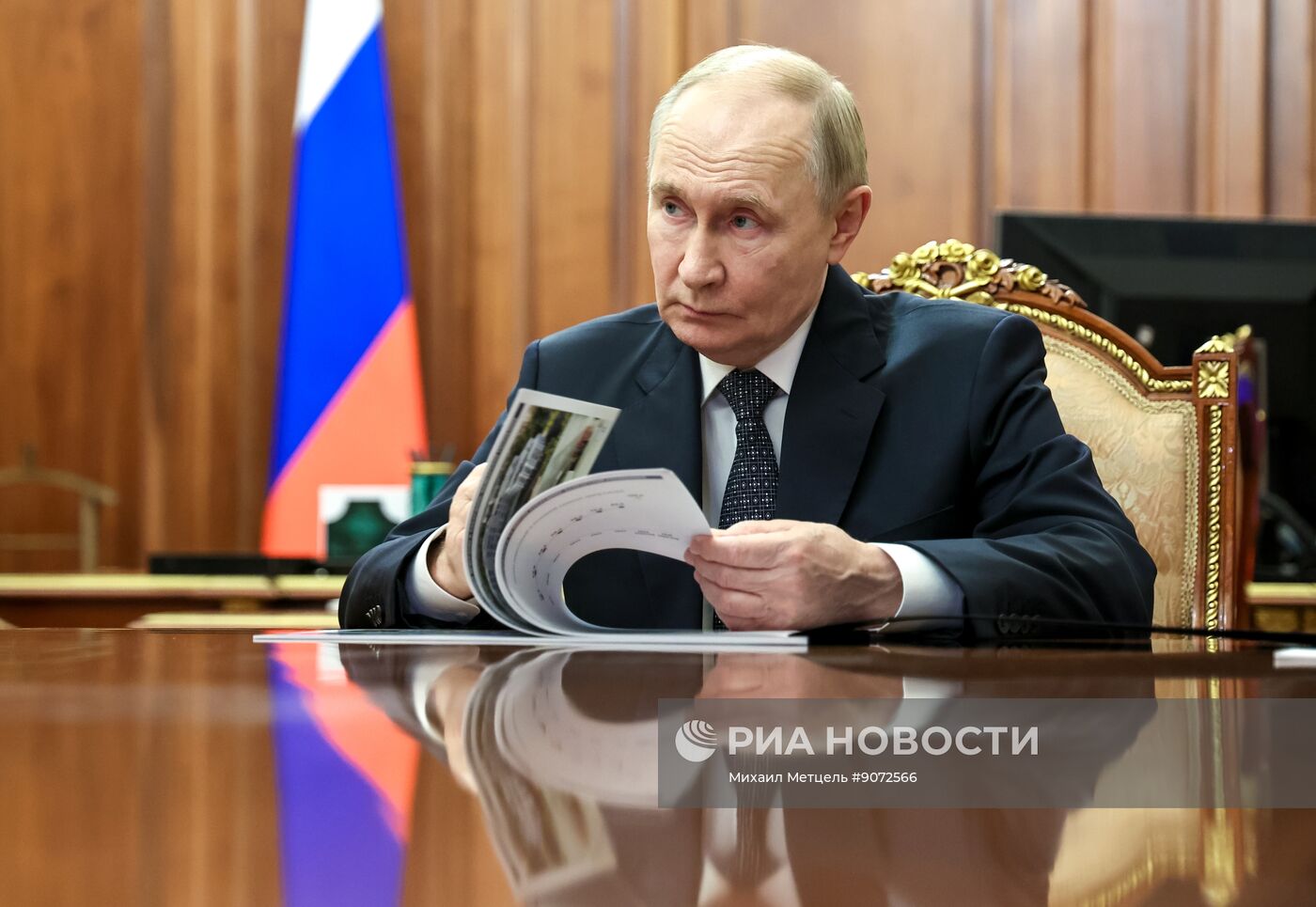 Президент Владимир Путин встретился с главой Кабардино-Балкарии Казбеком Коковым