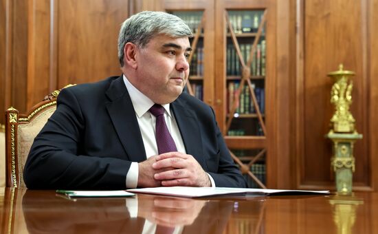 Президент Владимир Путин встретился с главой Кабардино-Балкарии Казбеком Коковым