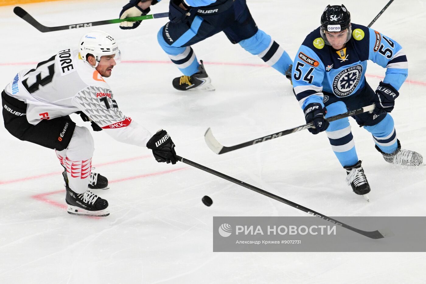 Хоккей. КХЛ. "Сибирь" (Новосибирск) - "Авангард" (Омск)