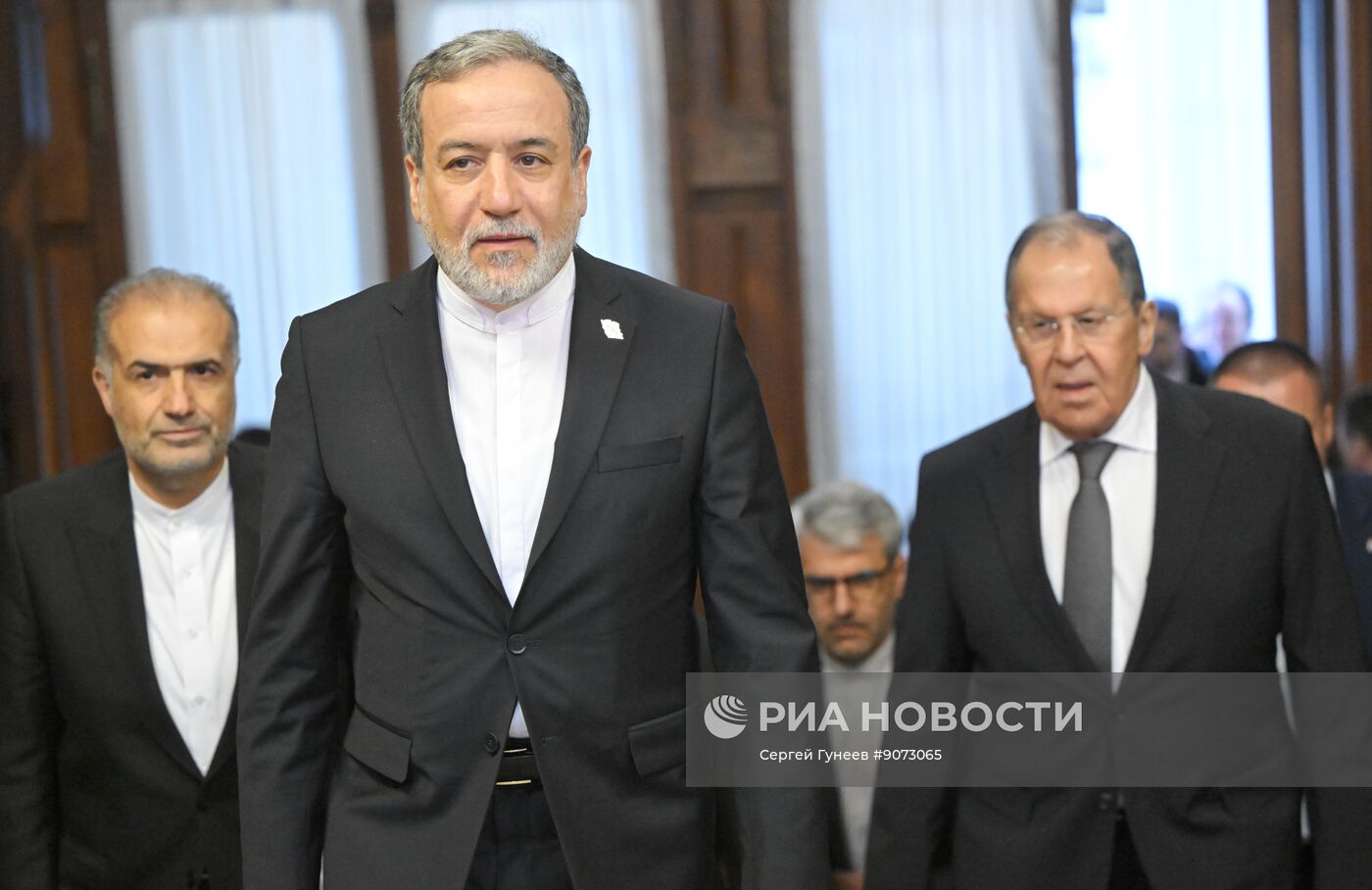 Встреча глав МИД РФ и Ирана Сергея Лаврова и Аббаса Аракчи