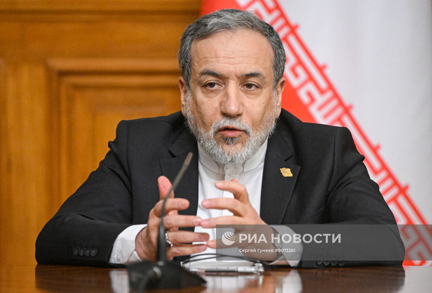 Встреча глав МИД РФ и Ирана Сергея Лаврова и Аббаса Аракчи