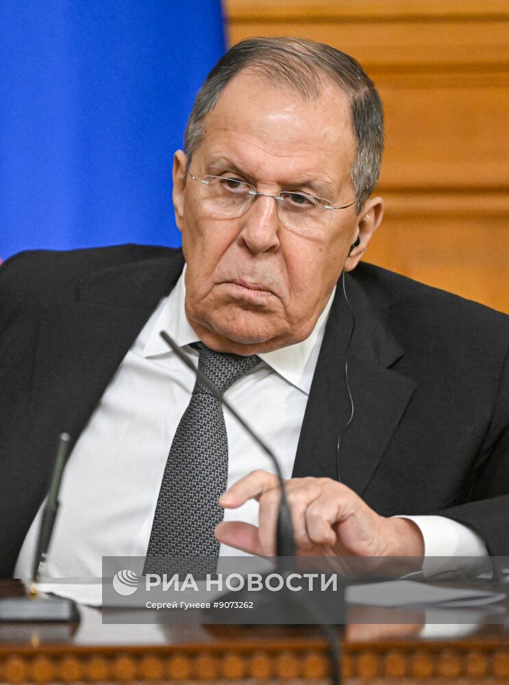 Встреча глав МИД РФ и Ирана Сергея Лаврова и Аббаса Аракчи