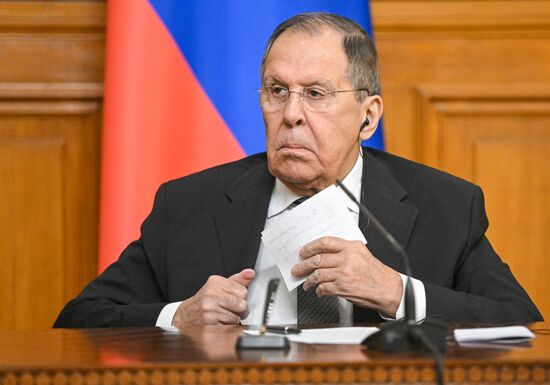 Встреча глав МИД РФ и Ирана Сергея Лаврова и Аббаса Аракчи