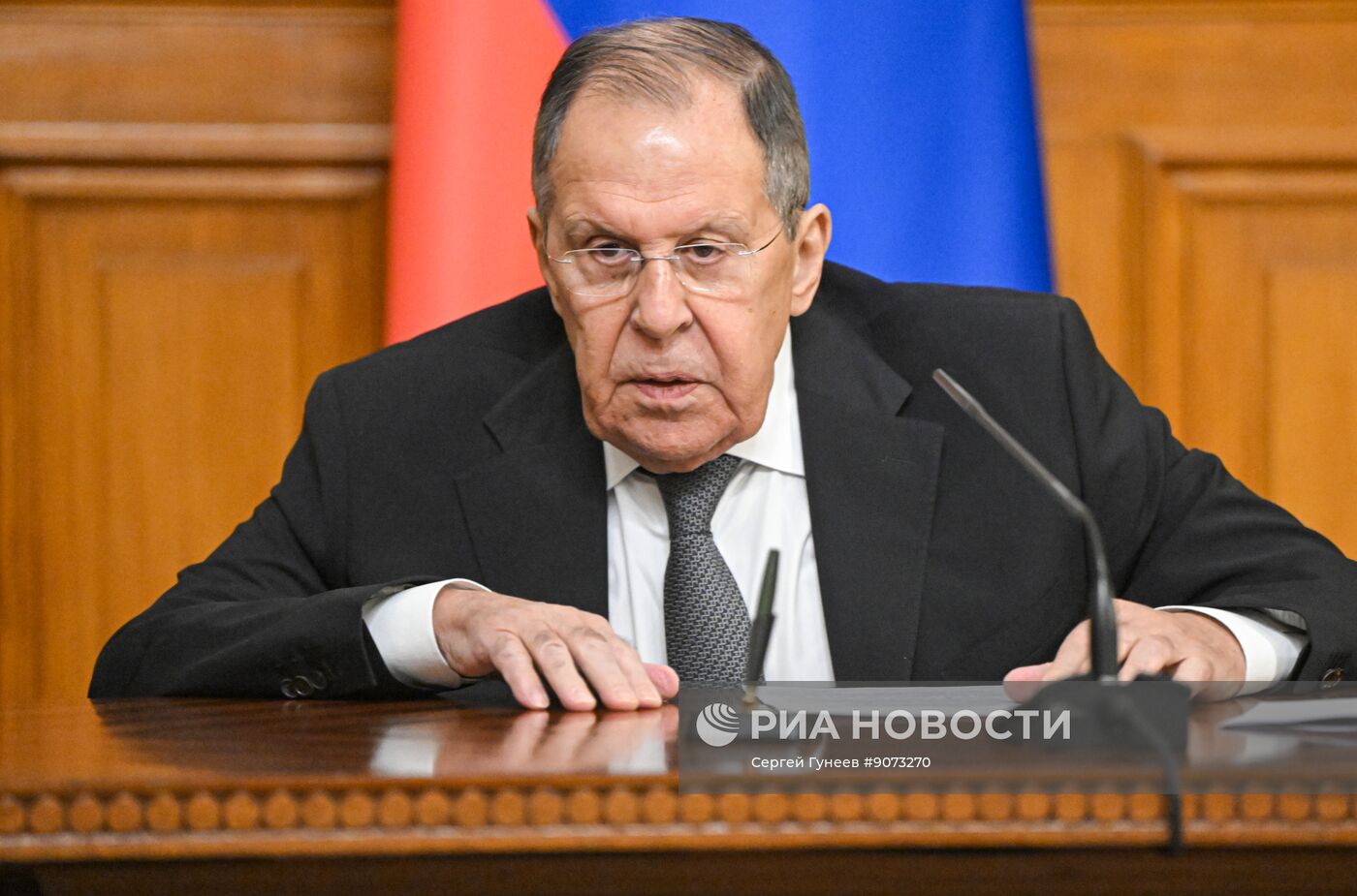 Встреча глав МИД РФ и Ирана Сергея Лаврова и Аббаса Аракчи