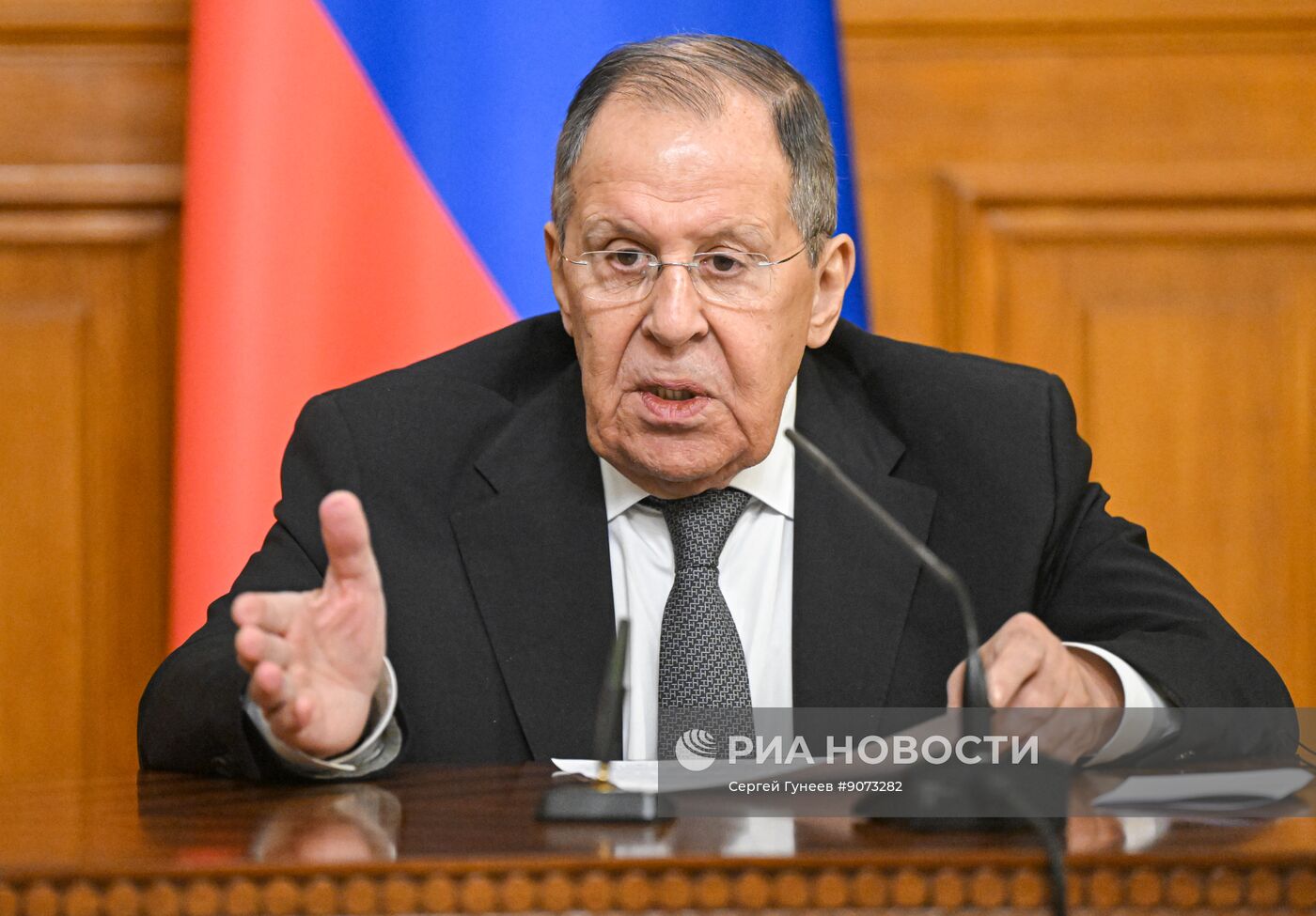 Встреча глав МИД РФ и Ирана Сергея Лаврова и Аббаса Аракчи