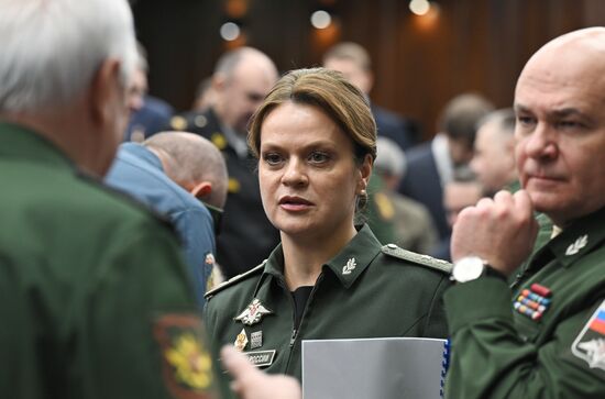 Заседание коллегии Минобороны РФ