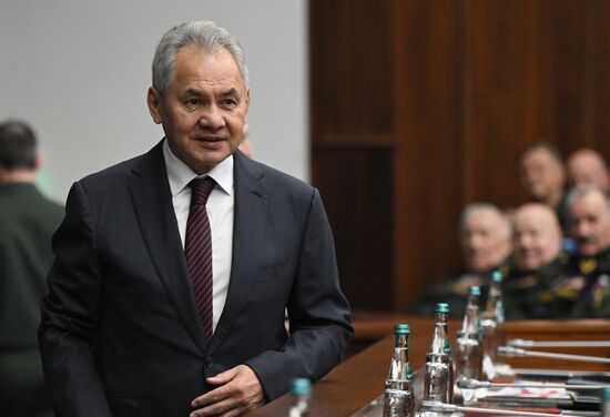 Заседание коллегии Минобороны РФ