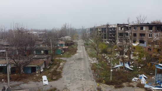 Освобожденный российскими военными Красноармейск в ДНР