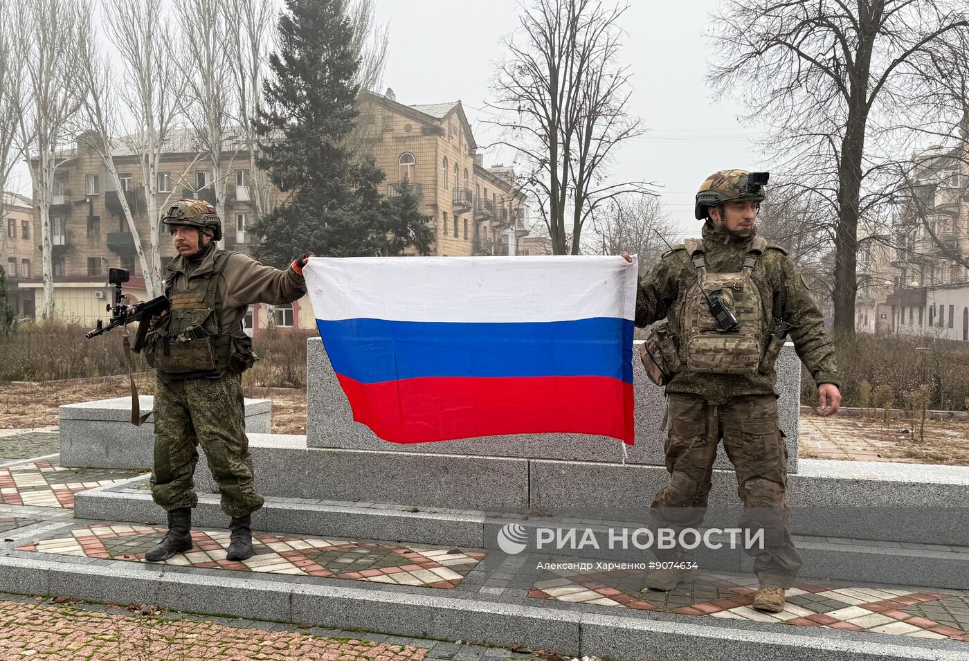 Освобожденный российскими военными Красноармейск в ДНР