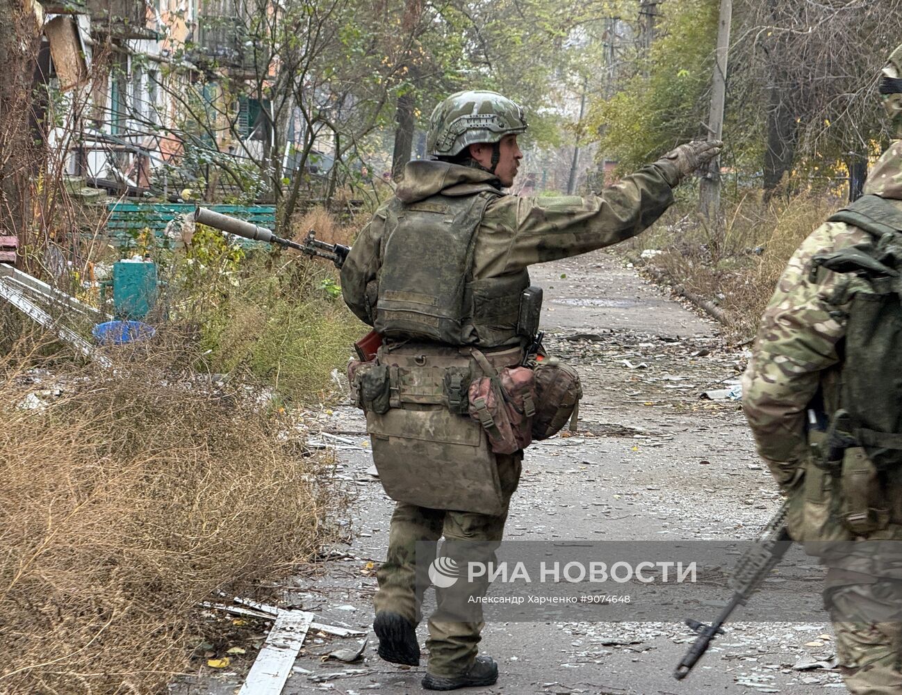 Освобожденный российскими военными Красноармейск в ДНР