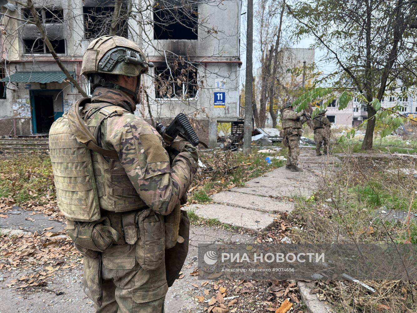Освобожденный российскими военными Красноармейск в ДНР