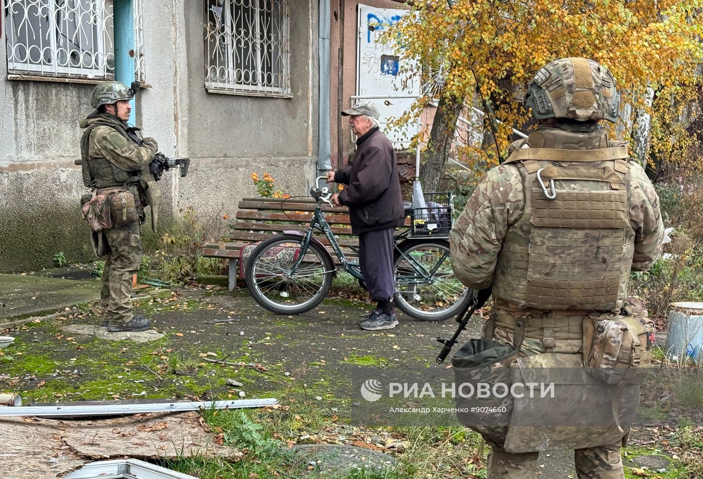 Освобожденный российскими военными Красноармейск в ДНР