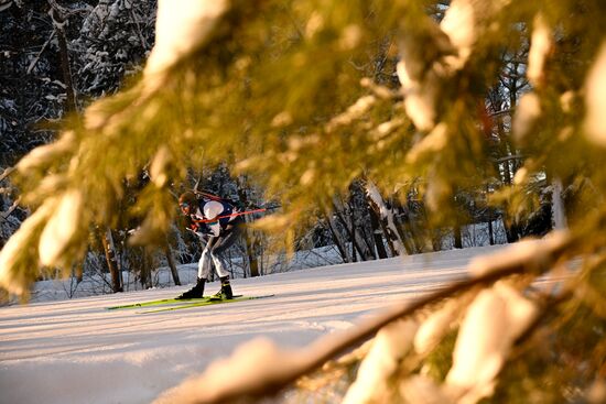 Биатлон. 3 этап. Кубок Содружества. Мужчины. 12.5 км. Гонка преследования