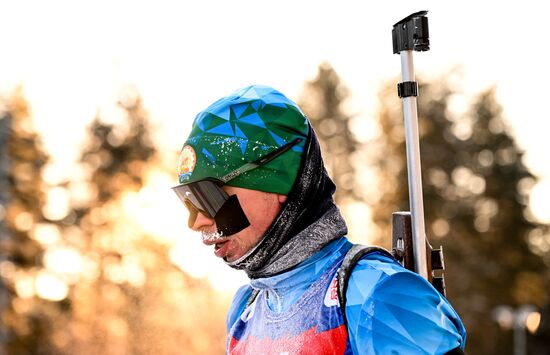 Биатлон. 3 этап. Кубок Содружества. Мужчины. 12.5 км. Гонка преследования