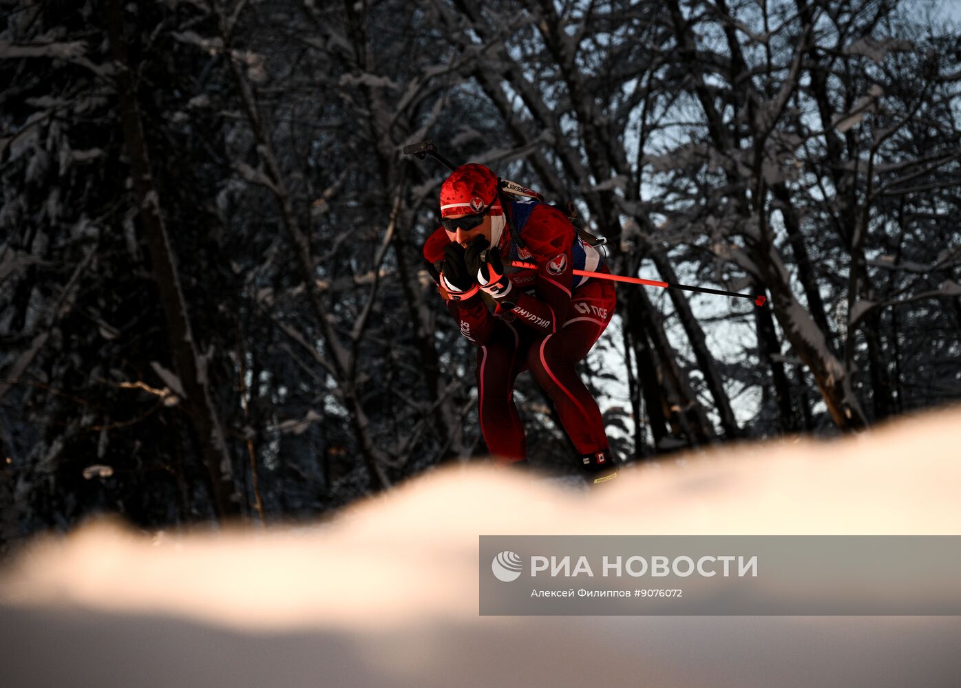 Биатлон. 3 этап. Кубок Содружества. Мужчины. 12.5 км. Гонка преследования