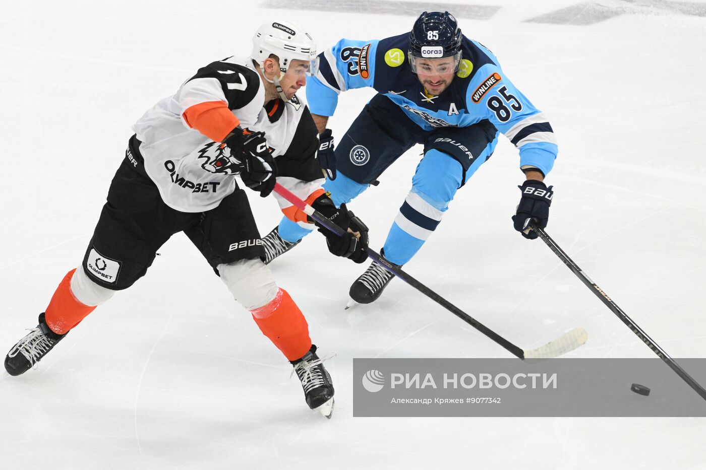 Хоккей. КХЛ. "Сибирь" (Новосибирск) - "Амур" (Хабаровск)
