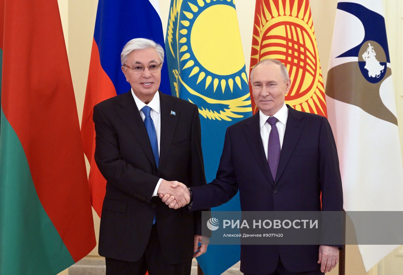 Президент Владимир Путин принял участие в работе Высшего Евразийского экономического совета