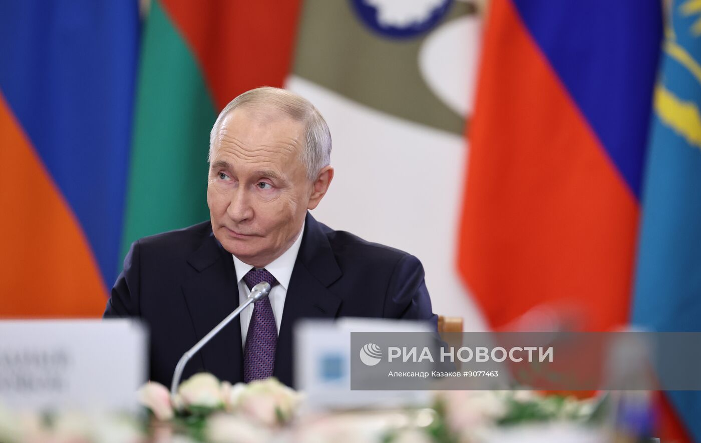 Президент Владимир Путин принял участие в работе Высшего Евразийского экономического совета