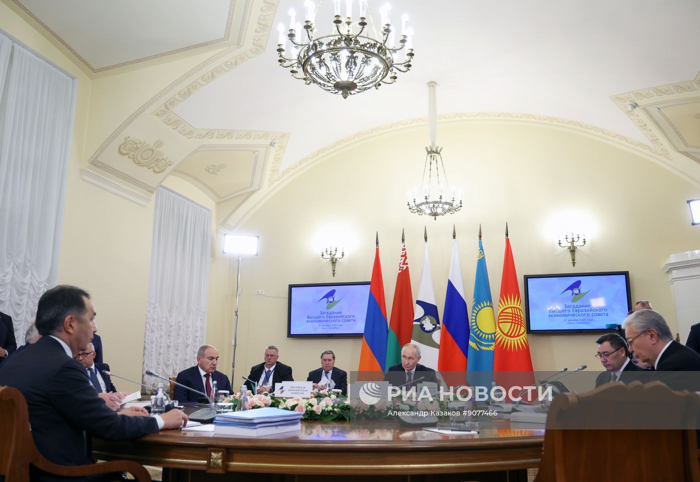 Президент Владимир Путин принял участие в работе Высшего Евразийского экономического совета