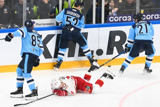 Хоккей. КХЛ. "Сибирь" (Новосибирск) - "Автомобилист" (Екатеринбург)