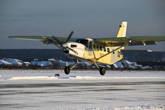 Самолет "Байкал" совершил первый полет с российскими комплектующими